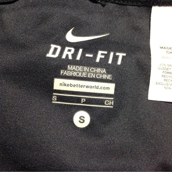NIKE DRI-FIT Size Small Purple Gray Mint Cropped Workout Leggings Athletic Gym - Picture 8 of 9